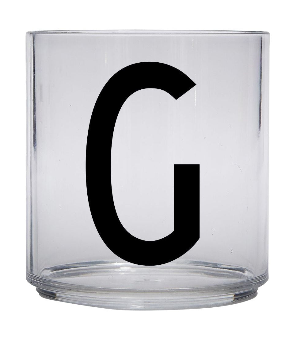 Designbokstäver Kids Personal Tritan Drinking Glass, G