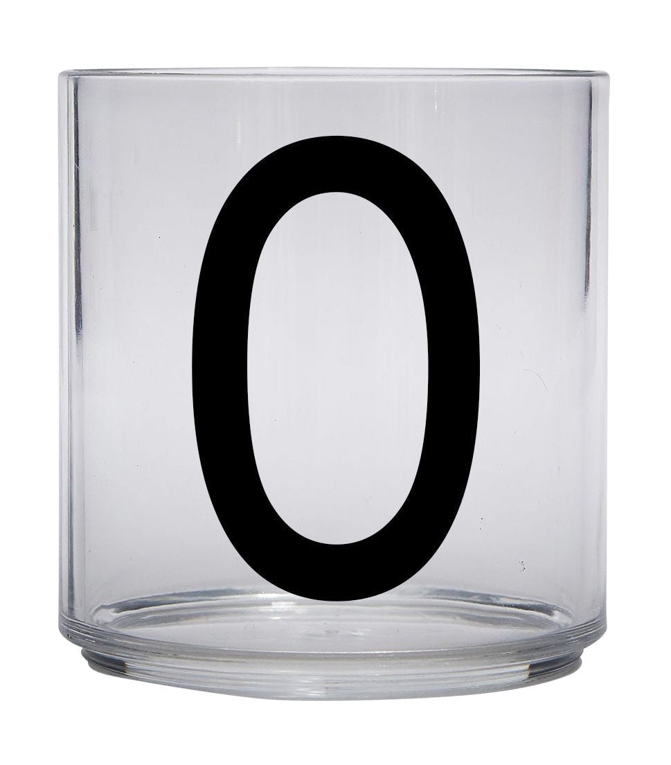 Design Letters Kids Personal Tritan Drinking Glass, O