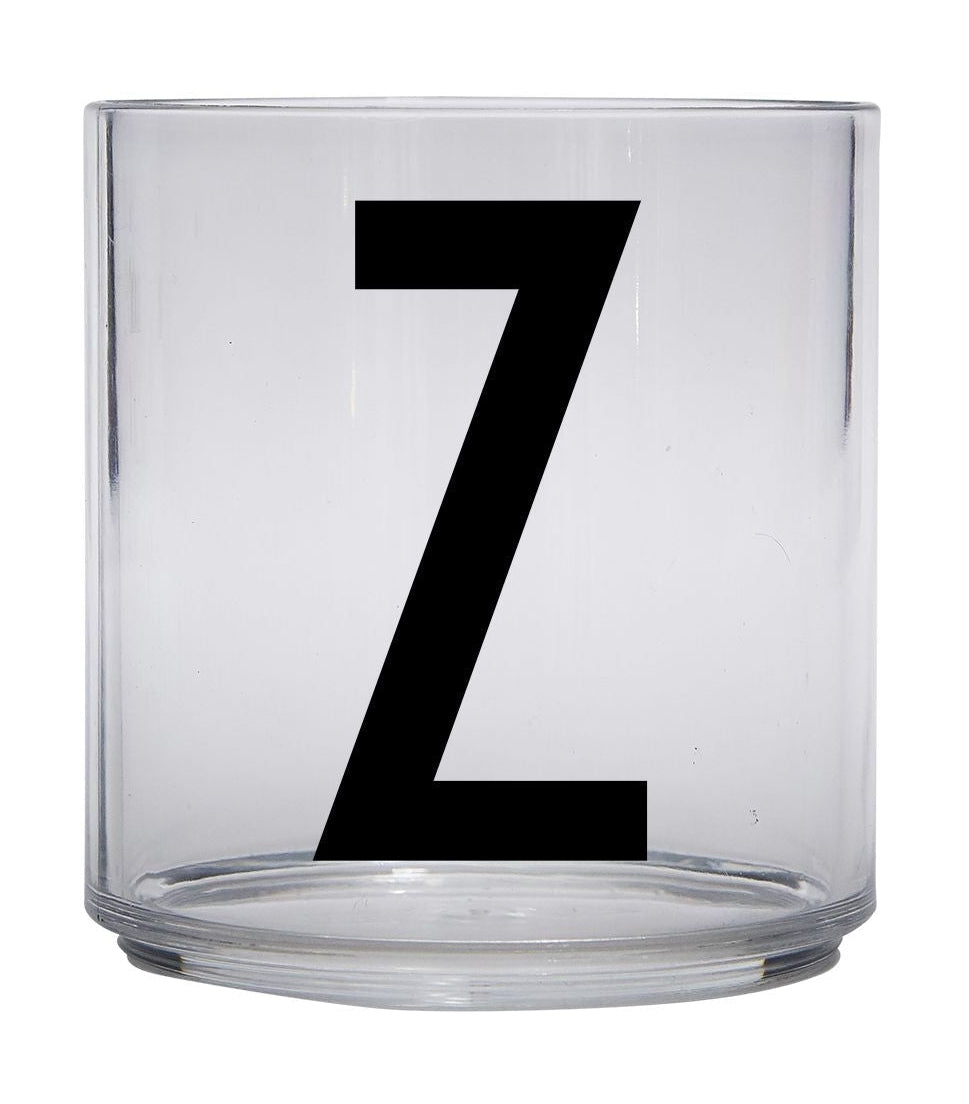 Lettres de conception Kids Personal Tritan Brinking Glass, Z