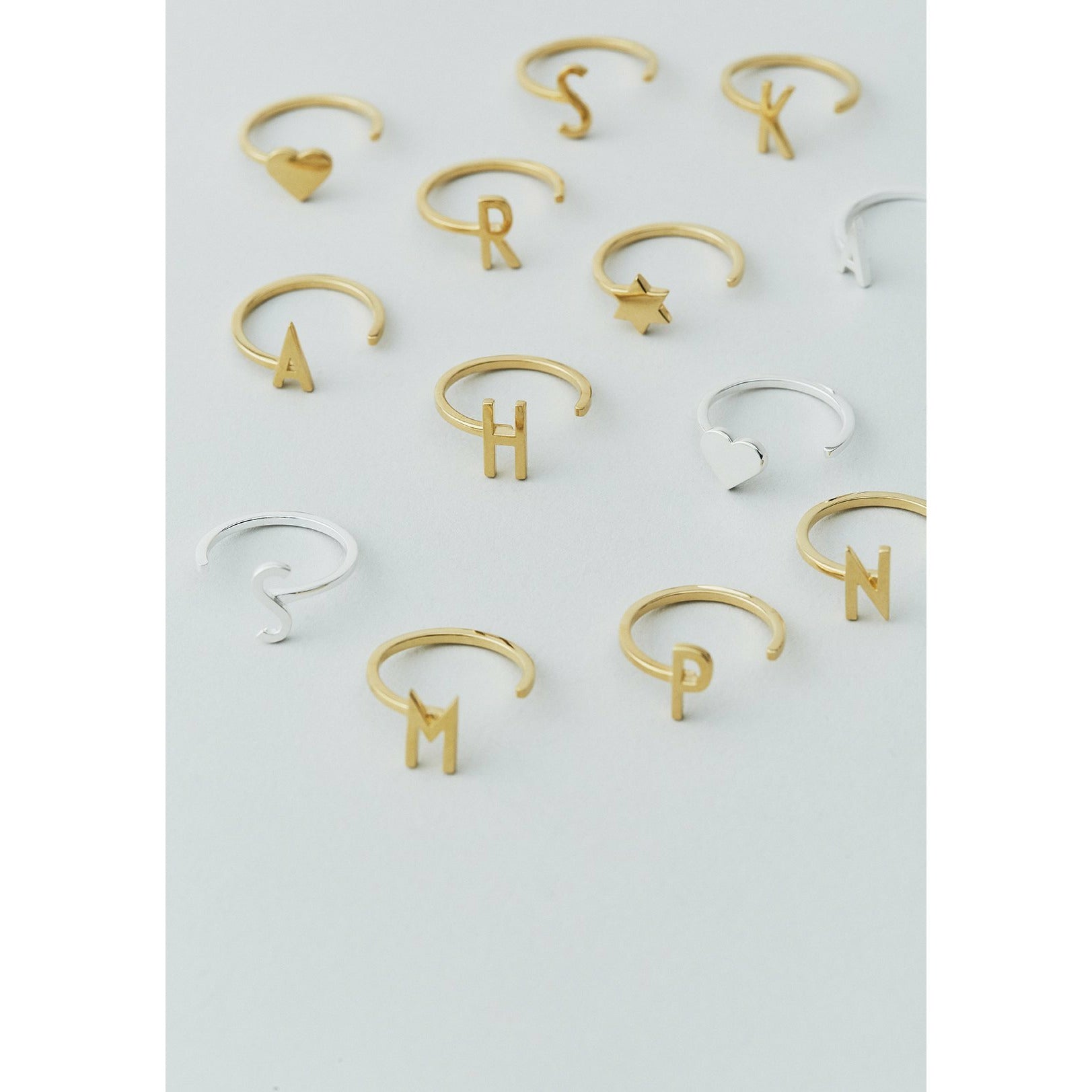 [product_category]-Design Letters Letter Ring A Z, 18k Gold Plated, C-Design Letters-5710498172176-90601000C-DES-4