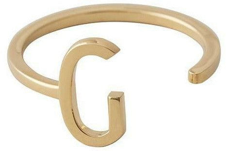 [product_category]-Design Letters Letter Ring A Z, 18k Gold Plated, G-Design Letters-5710498172213-90601000G-DES-1