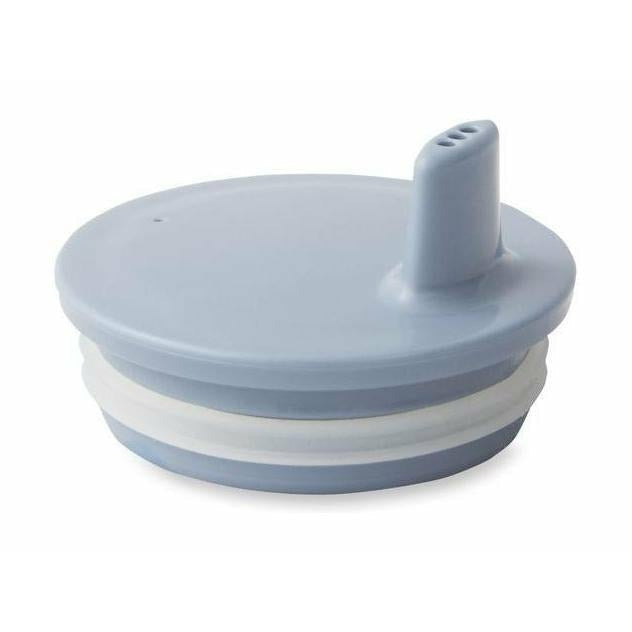 Designbuchstaben Deckel für Kinder Melamine Cup, hellblau