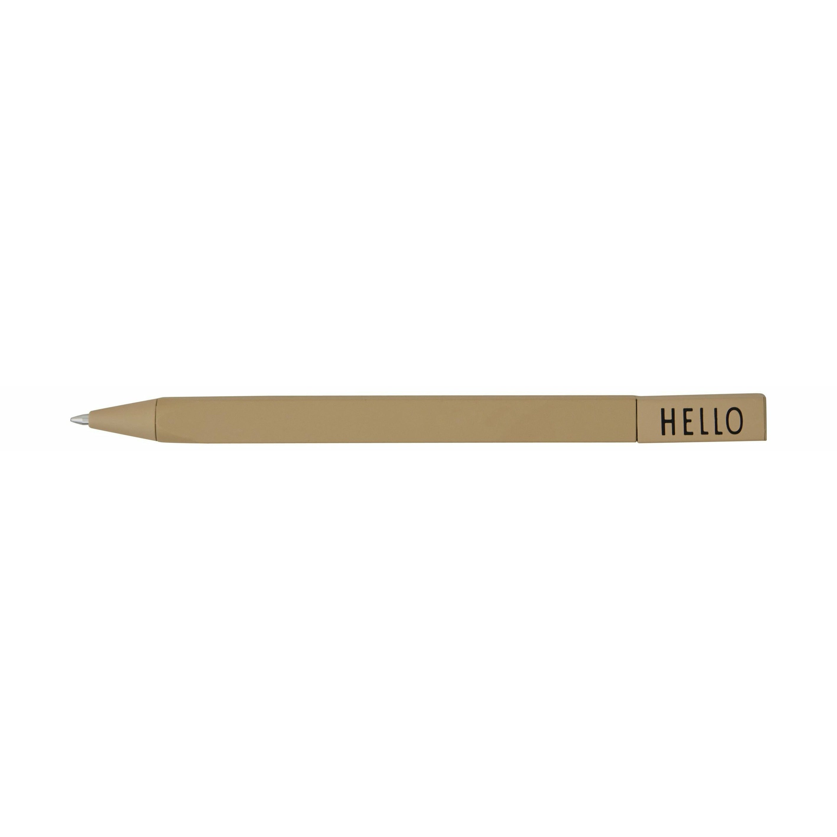 [product_category]-Design Letters Mechanical Pen, Beige-Design Letters-5710498188726-70201204BEIGEHELLO-DES-1