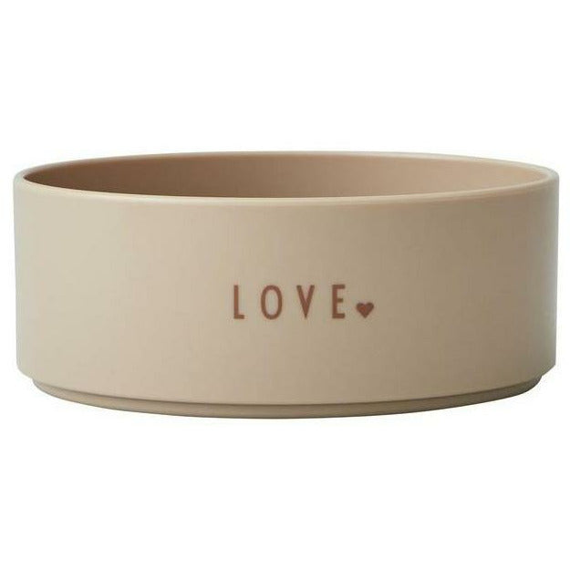 Design Letters Mini Favorite Bowl Tritan Beige, Love