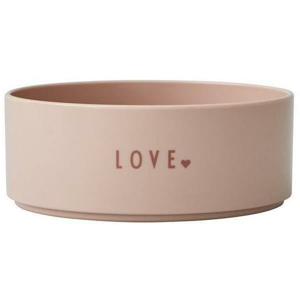 Design Letters Mini Favorit Bowl Tritan Nude, Love