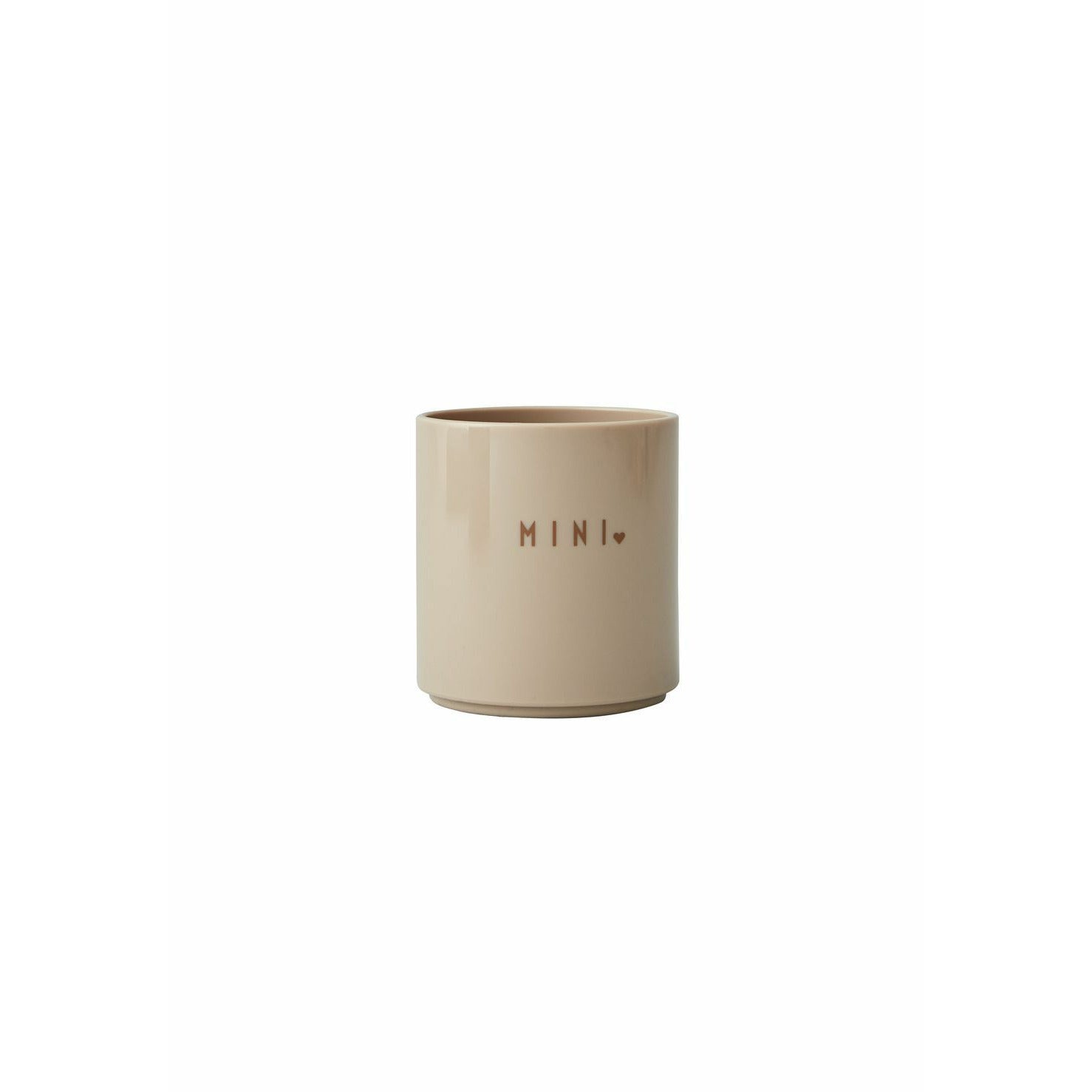 Design Letters Mini préférée Mug Beige, Love