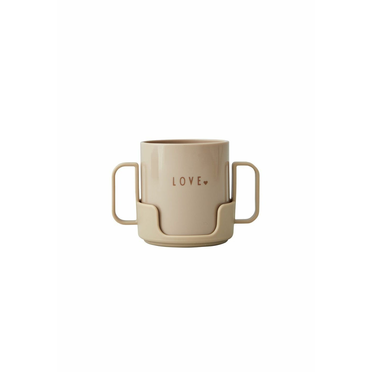 Design Letters Mini préférée Mug Beige, Love