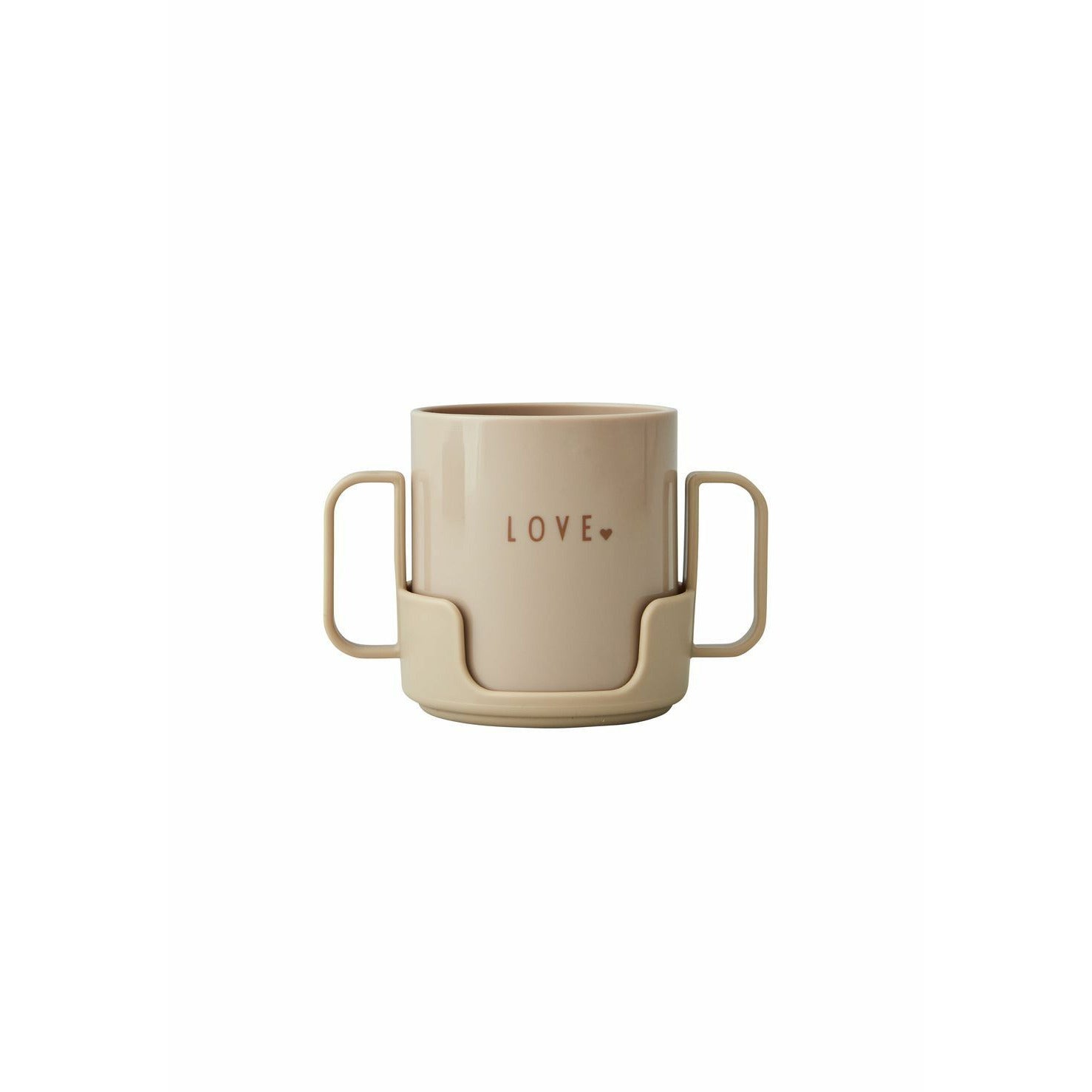 Design Letters Mini préférée Mug Beige, Love