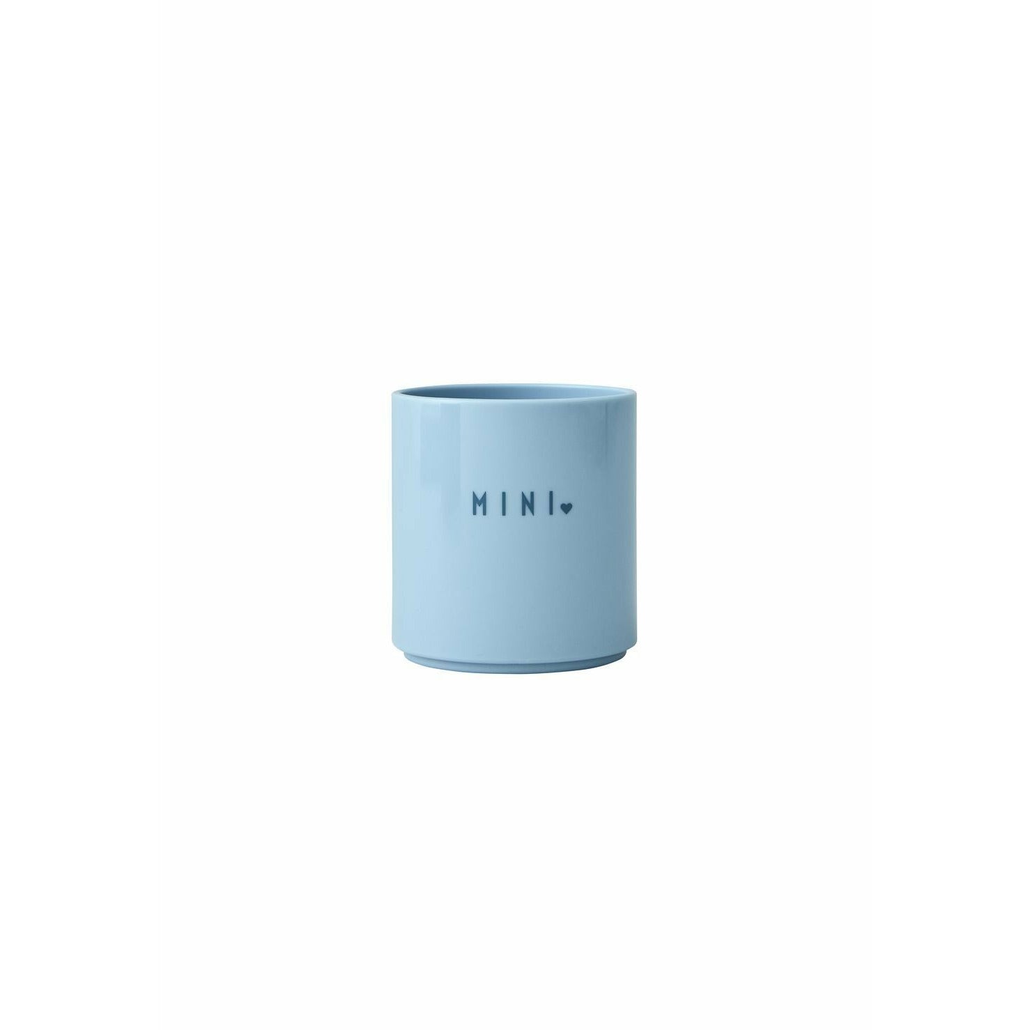 Lettres de design mini tasse préférée bleu clair, chérie