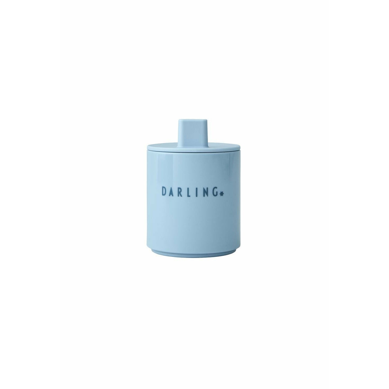 Designbuchstaben Mini Lieblingsbecher hellblau, Liebling