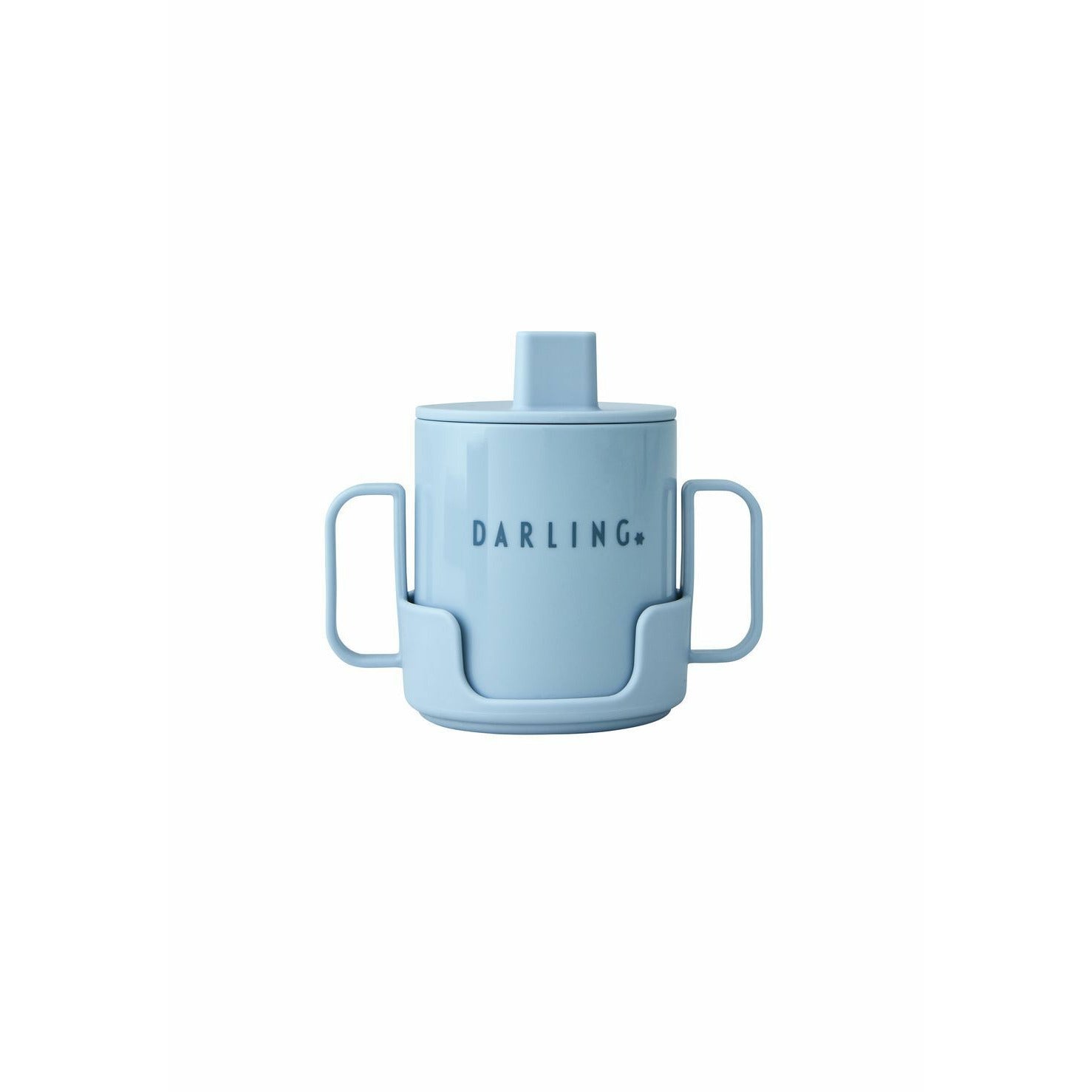 Designbuchstaben Mini Lieblingsbecher hellblau, Liebling