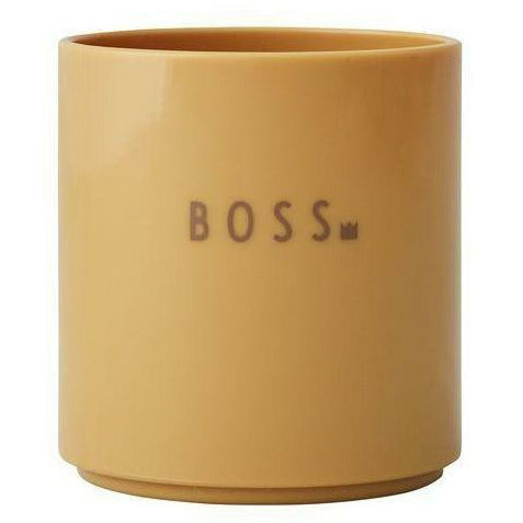 Lettres de conception mini mug moutarde, boss