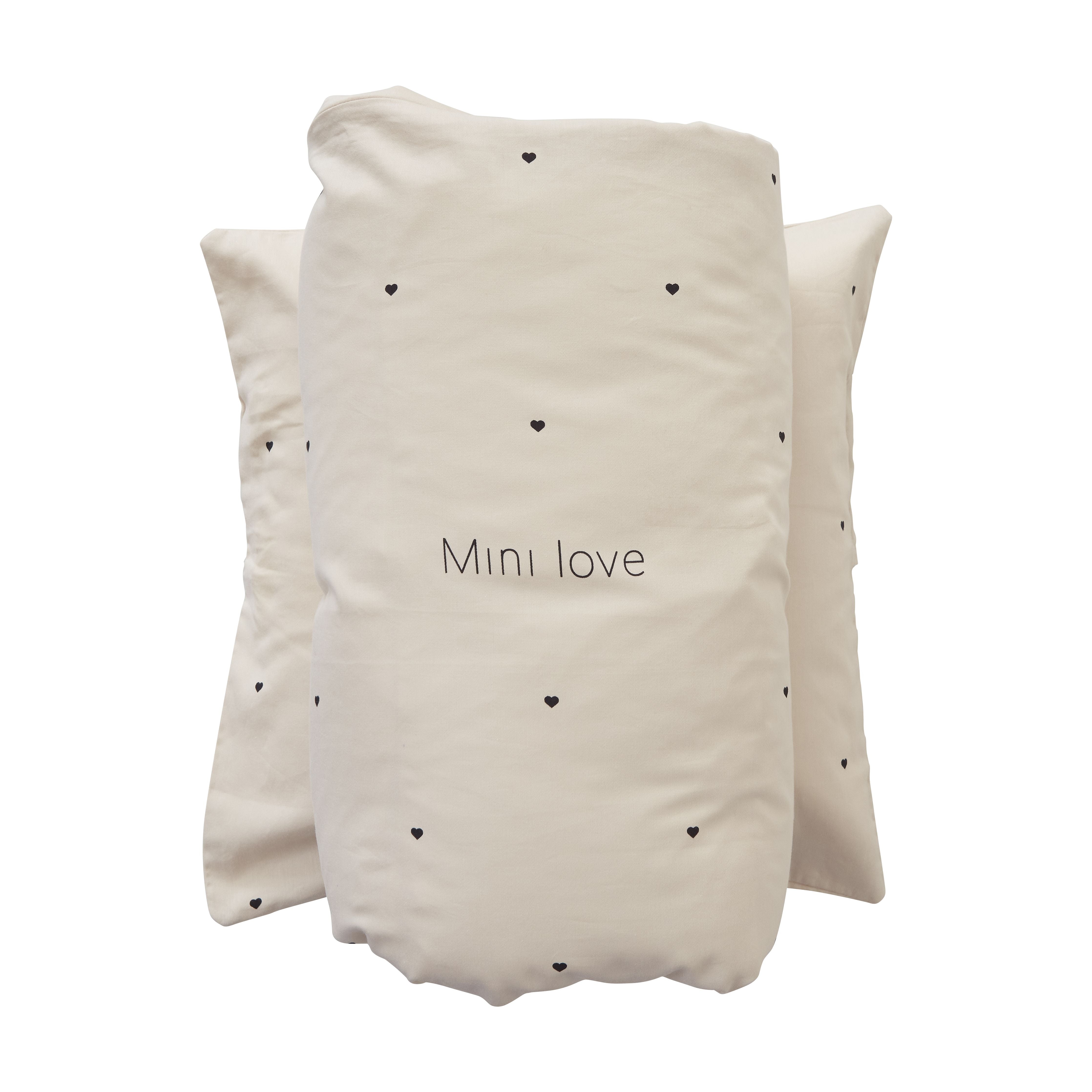 [product_category]-Design Letters Mini Love Baby Pillow And Duvet Covers 70x100 Cm, Beige-Design Letters-5710498189488-10501000BEIGELOVE-DES-2