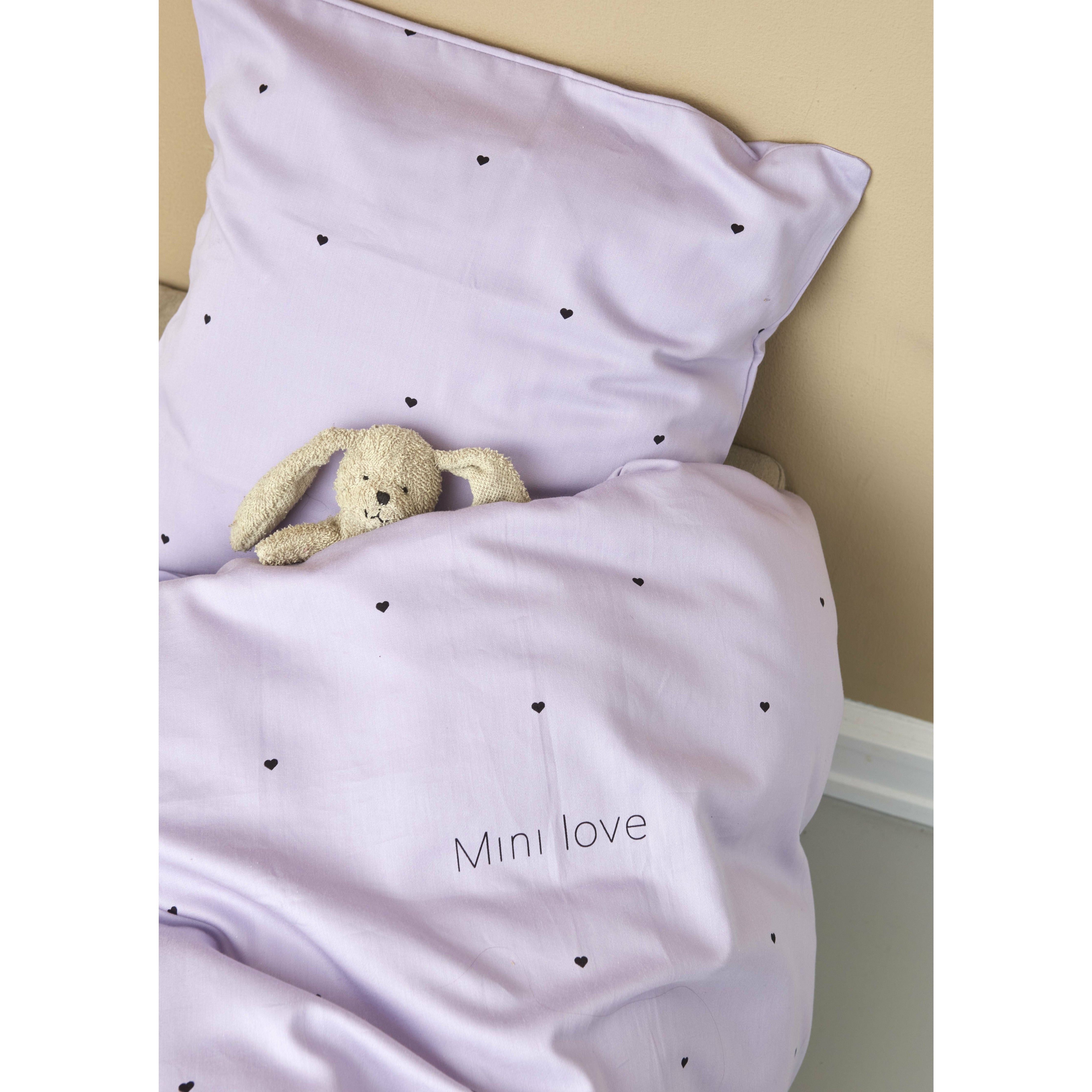 [product_category]-Design Letters Mini Love Baby Pillowcases And Duvet Covers 70x100 Cm, Lavender-Design Letters-5710498189495-10501000LAVENLOVE-DES-4