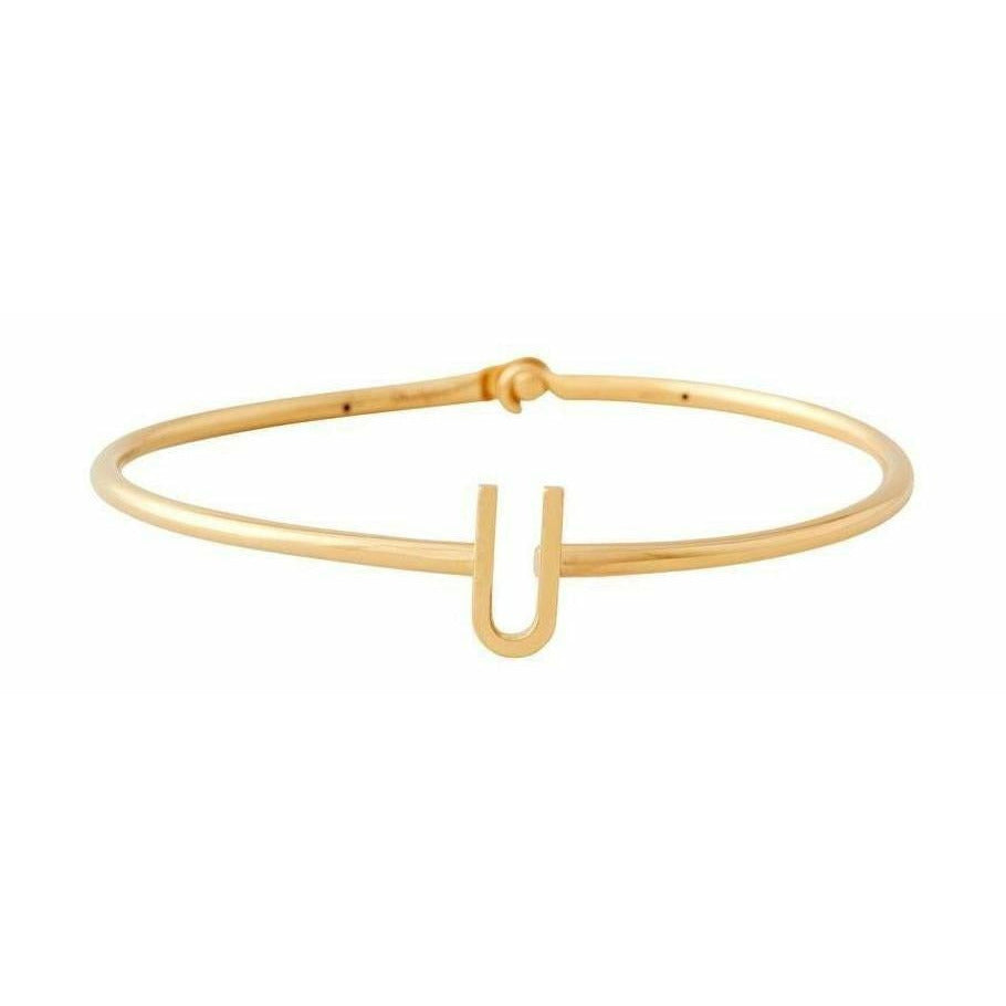 [product_category]-Design Letters My Bangle U Bangle, 18k Gold Plated Silver-Design Letters-5710498188375-90502001U-DES-1