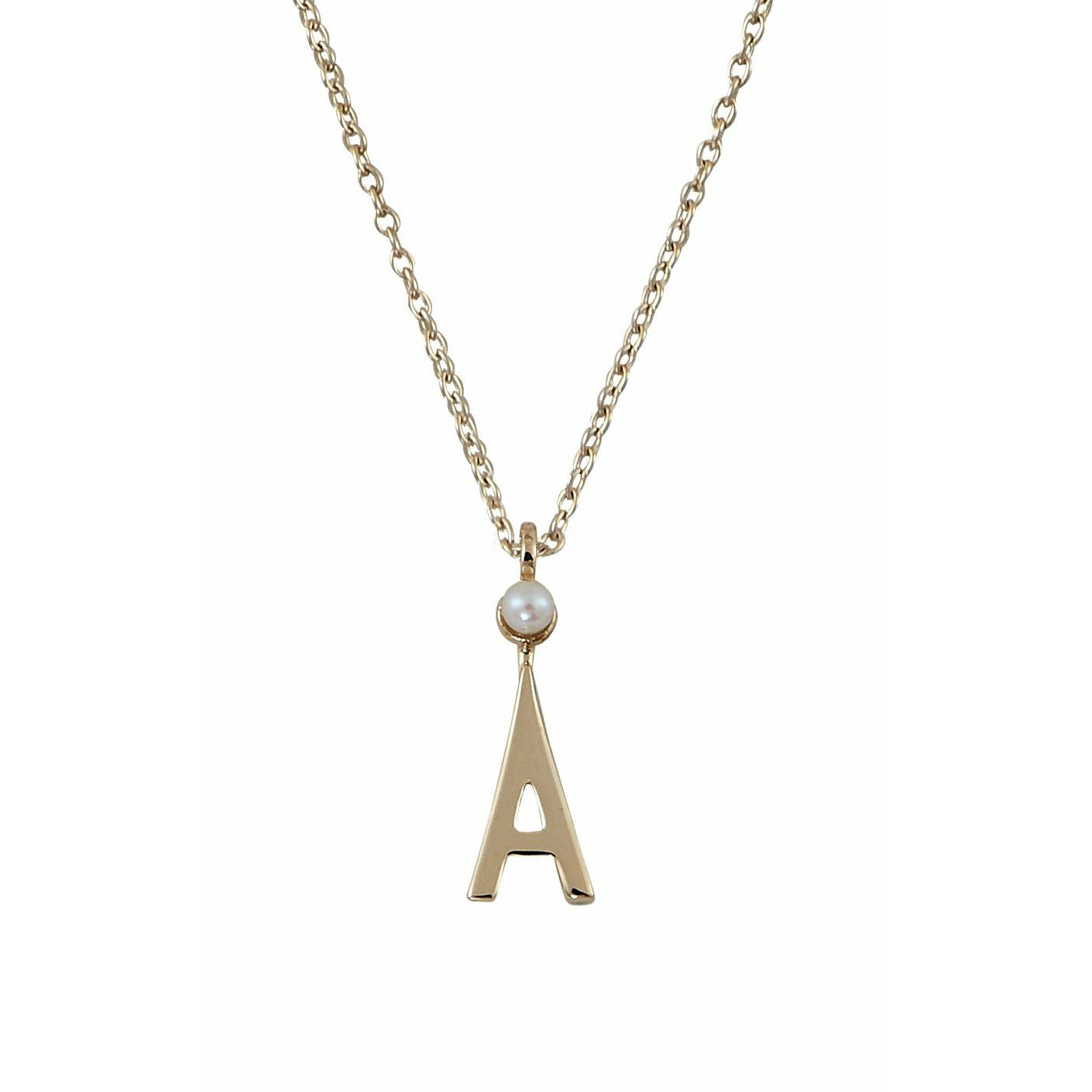 [product_category]-Design Letters Necklace In Pure Gold, A-Design Letters-5710498188672-90304012A-DES-1