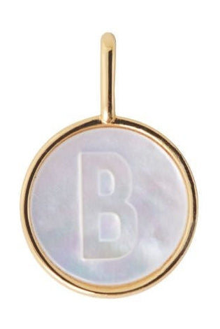 Lettres de conception Perl Letter Charm, b