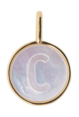 Lettres de conception Perle Letter Charm, C