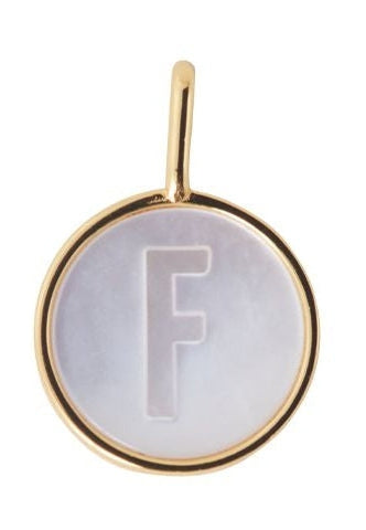 Design Letters Pearl Letter Charm, f