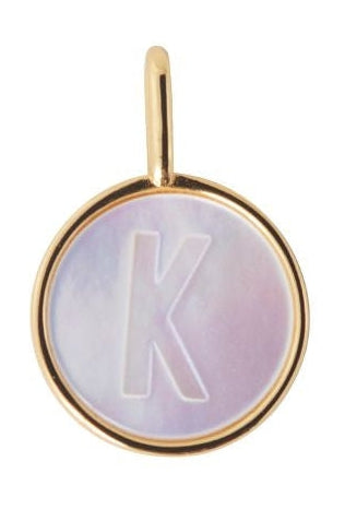 Lettres de conception Perle Letter Charm, k