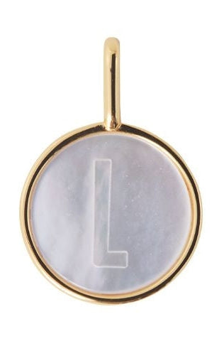 Lettres de conception Perle Letter Charm, L