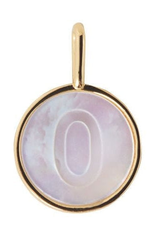 Lettres de conception Perle Letter Charm, o