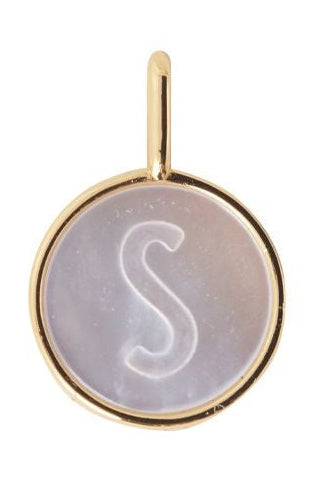 Lettres de conception Perle Letter Charm, S