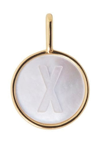 Lettres de conception Perle Letter Charm, x