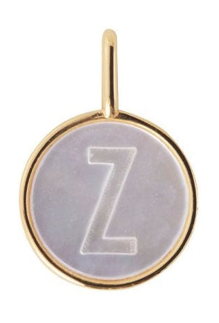 Lettres de conception Perle Letter Charm, z