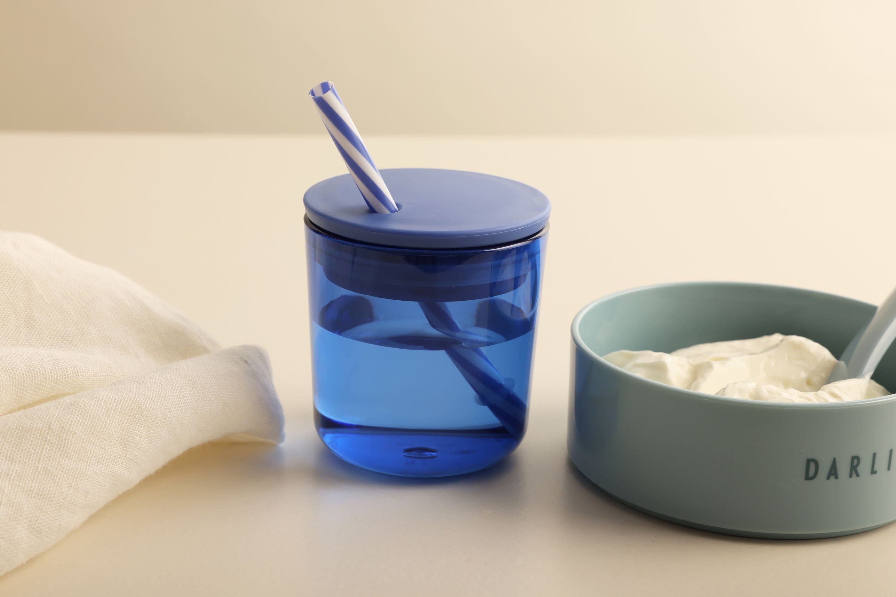 [product_category]-Design Letters Straw Lid For Ecozen Cups And Drinking Glasses, Blue-Design Letters-5710498194680-20102015BLWHSTRIPE-DES-2