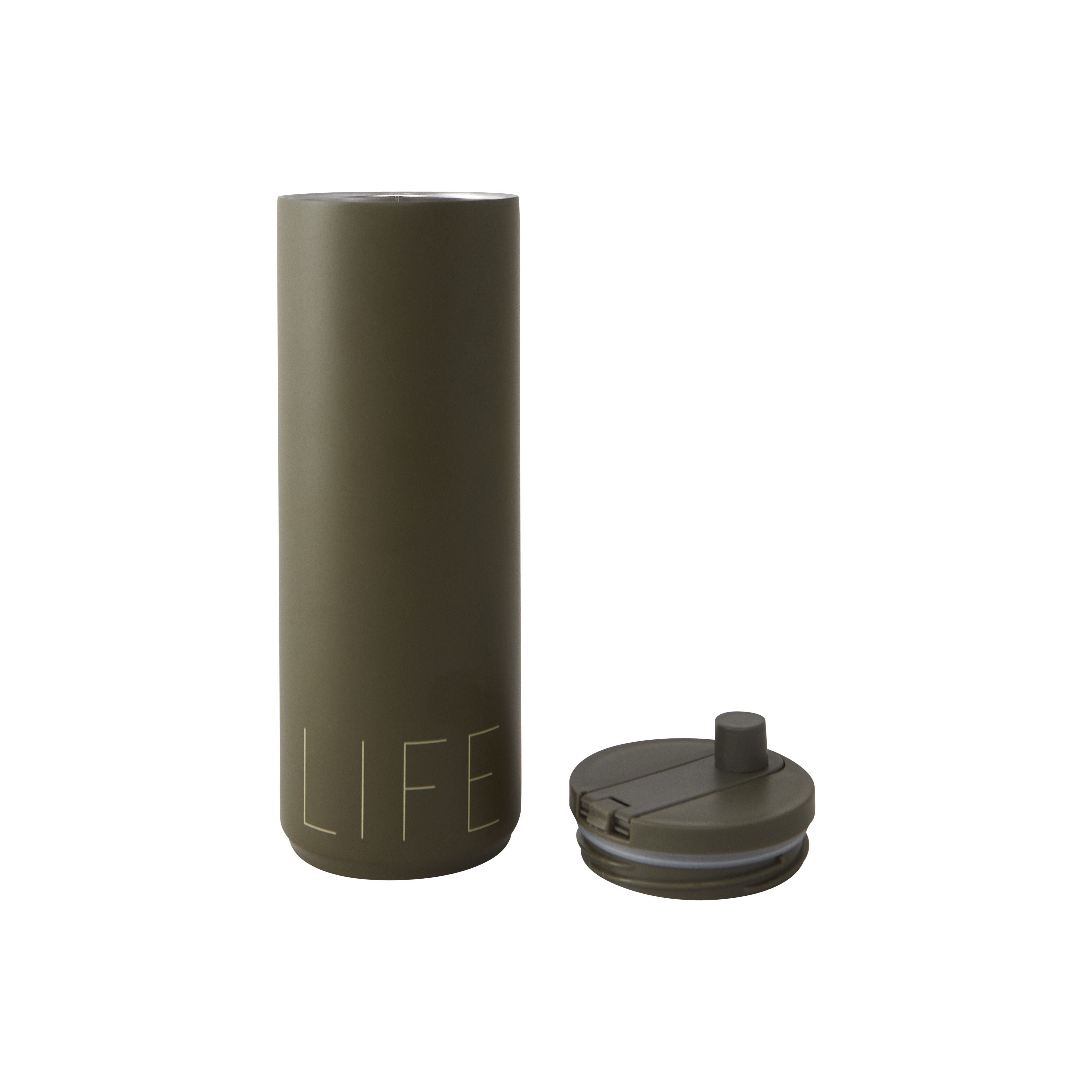 [product_category]-Design Letters Travel Mug 500 Ml, Olive Green-Design Letters-5710498190088-30101021OLIVELIFE-DES-2