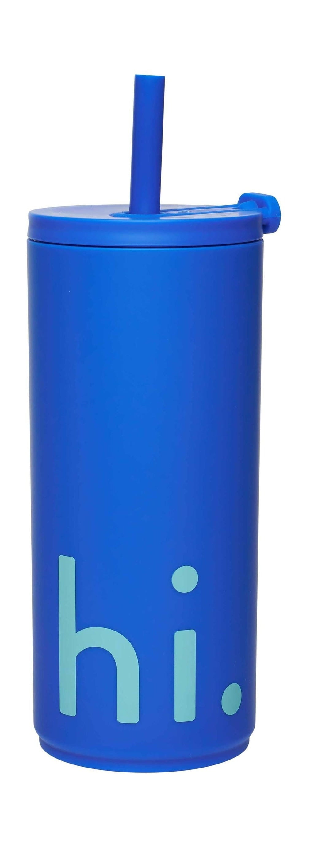 [product_category]-Design Letters Travel Straw Bottle 500 Ml, Cobalt Blue-Design Letters-5710498194437-30101030COBALHI-DES-1