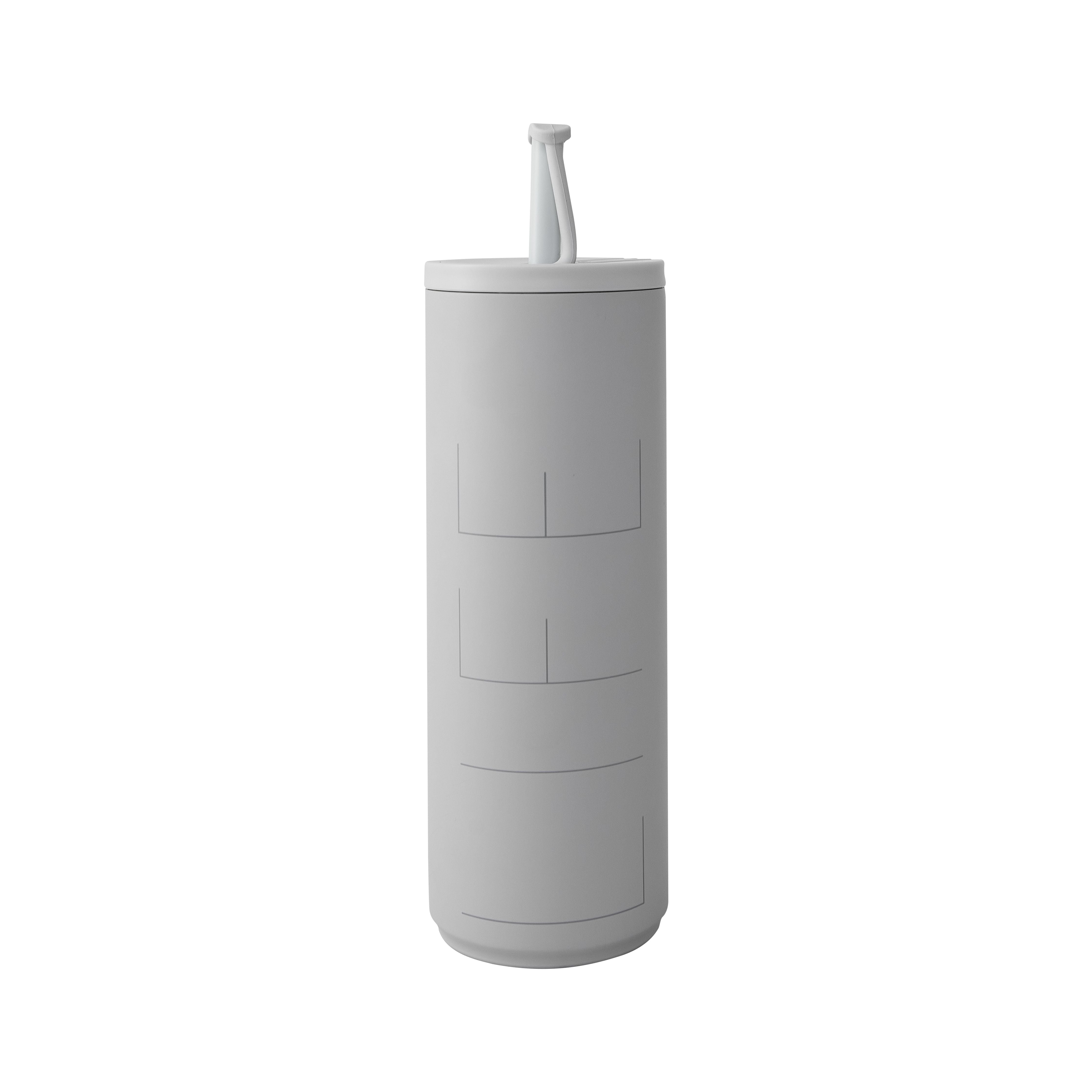 [product_category]-Design Letters Travel Thermal Straw Cup 500 Ml, Light Gray-Design Letters-5710498190132-30101023CLGRLIFE-DES-1