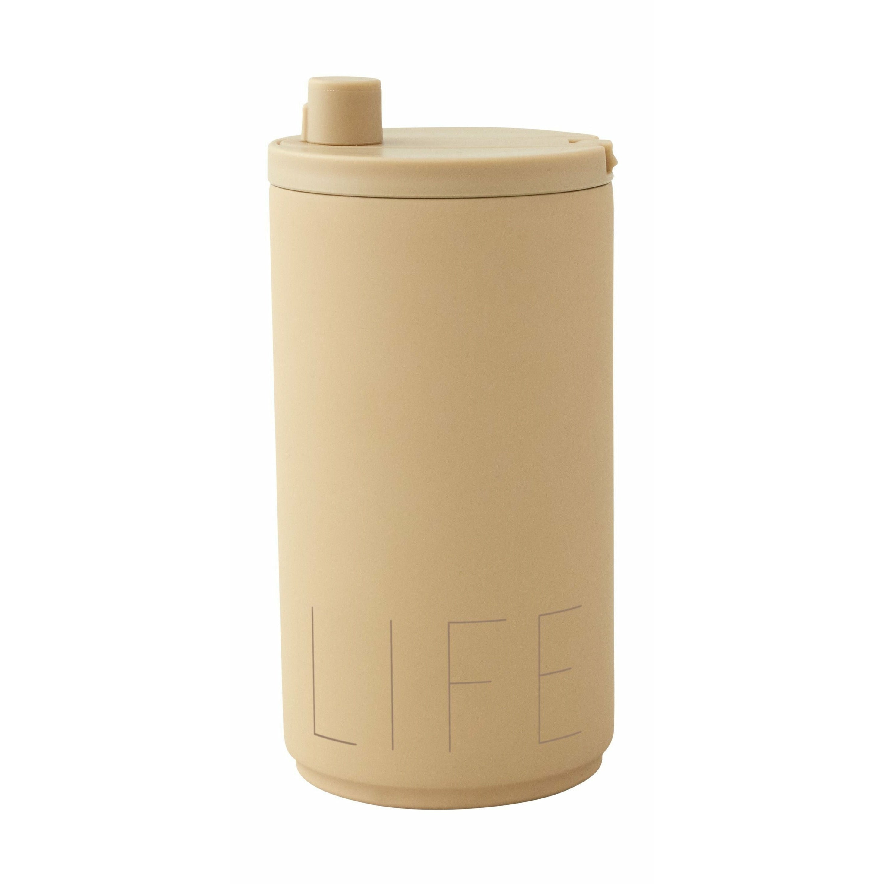 Lettres de conception Travel Thermo Cher 350 ml, beige