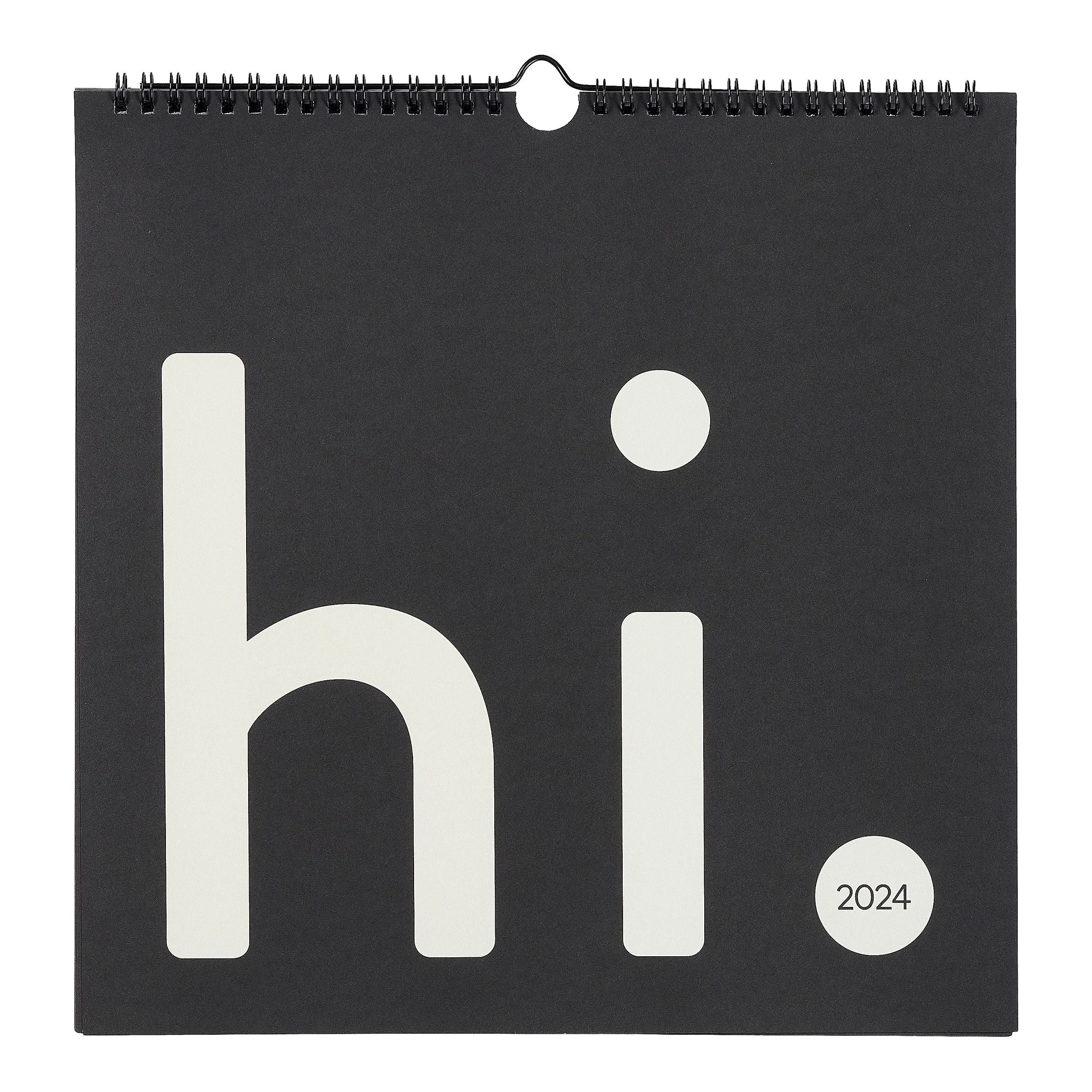 [product_category]-Design Letters Wall Calendar 2024, Light Grey/Black-Design Letters-5710498196042-70201023LGREBLAHI-DES-1