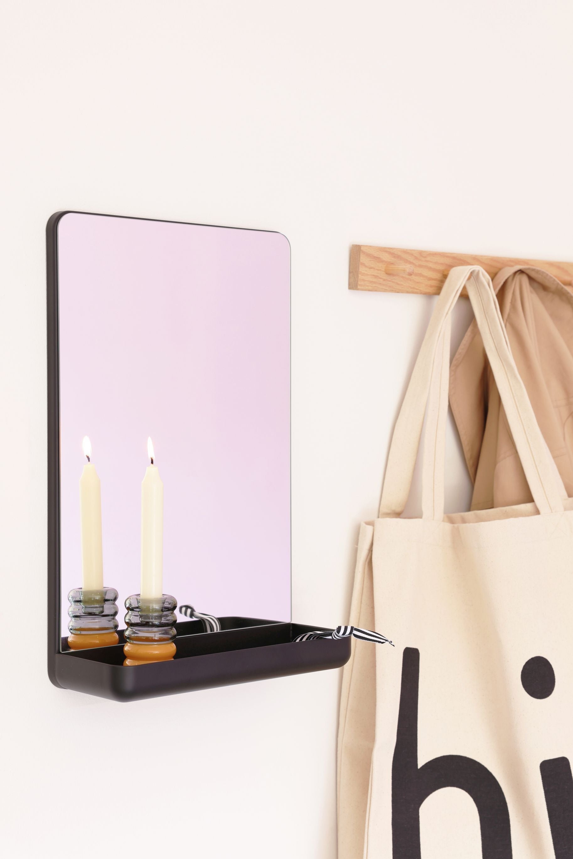 [product_category]-Design Letters Wall Mirror Mirror Shelf, Black-Design Letters-5710498196974-10101301BLACK-DES-3