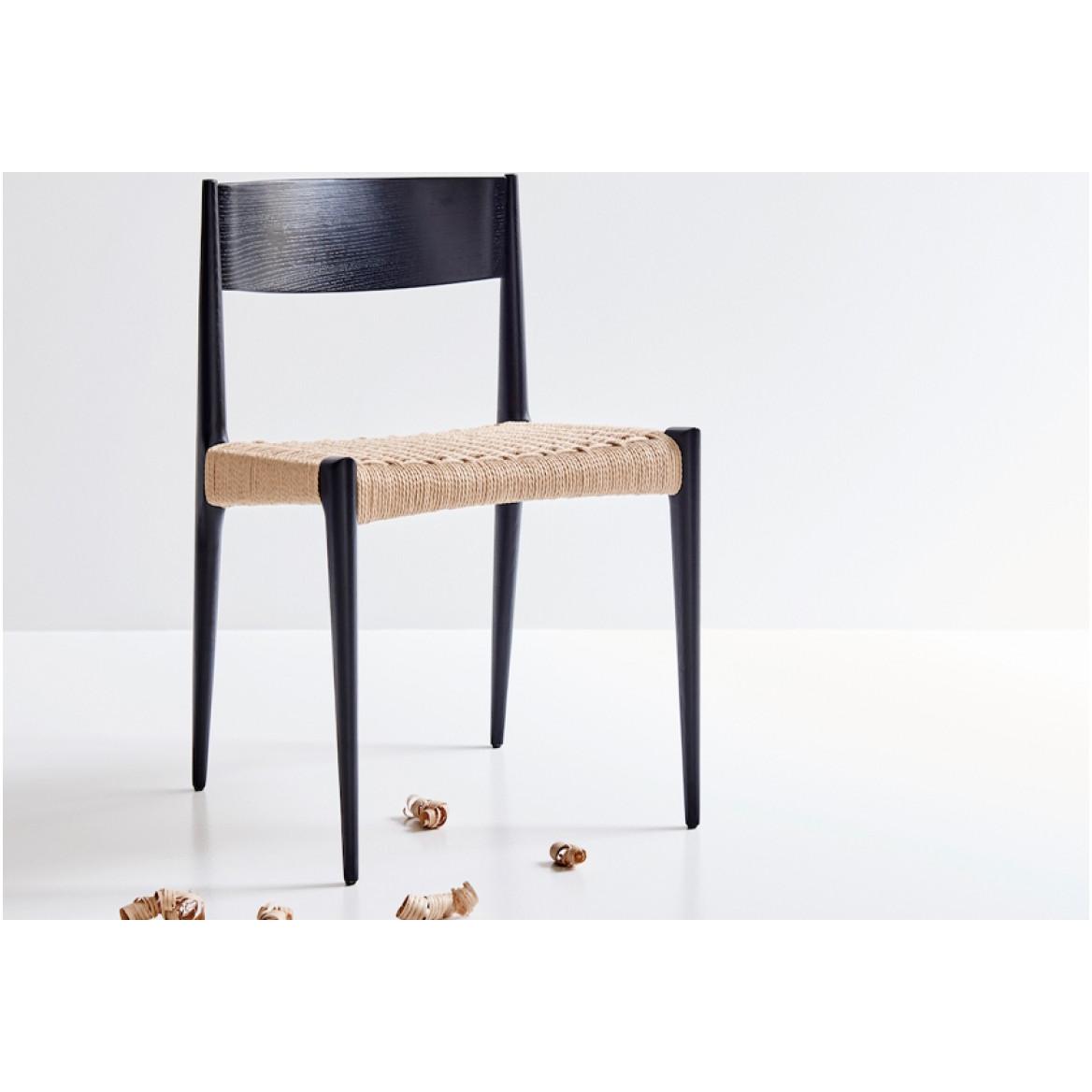 [product_category]-Dk3 Pia Dining Chair Oak Lacquered, Black-DK3-5714615026939-PIA-OA-BL-PC-DK3-5