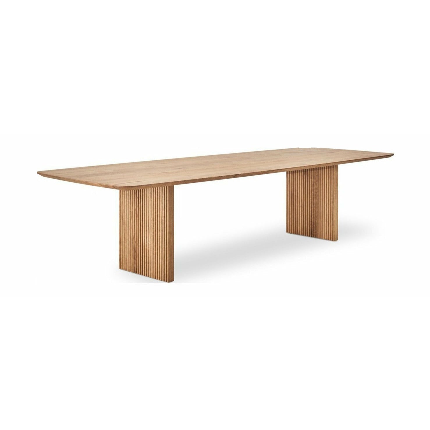 DK3 Diez mesa de comedor de roble salvaje engrasado, 300x105 cm