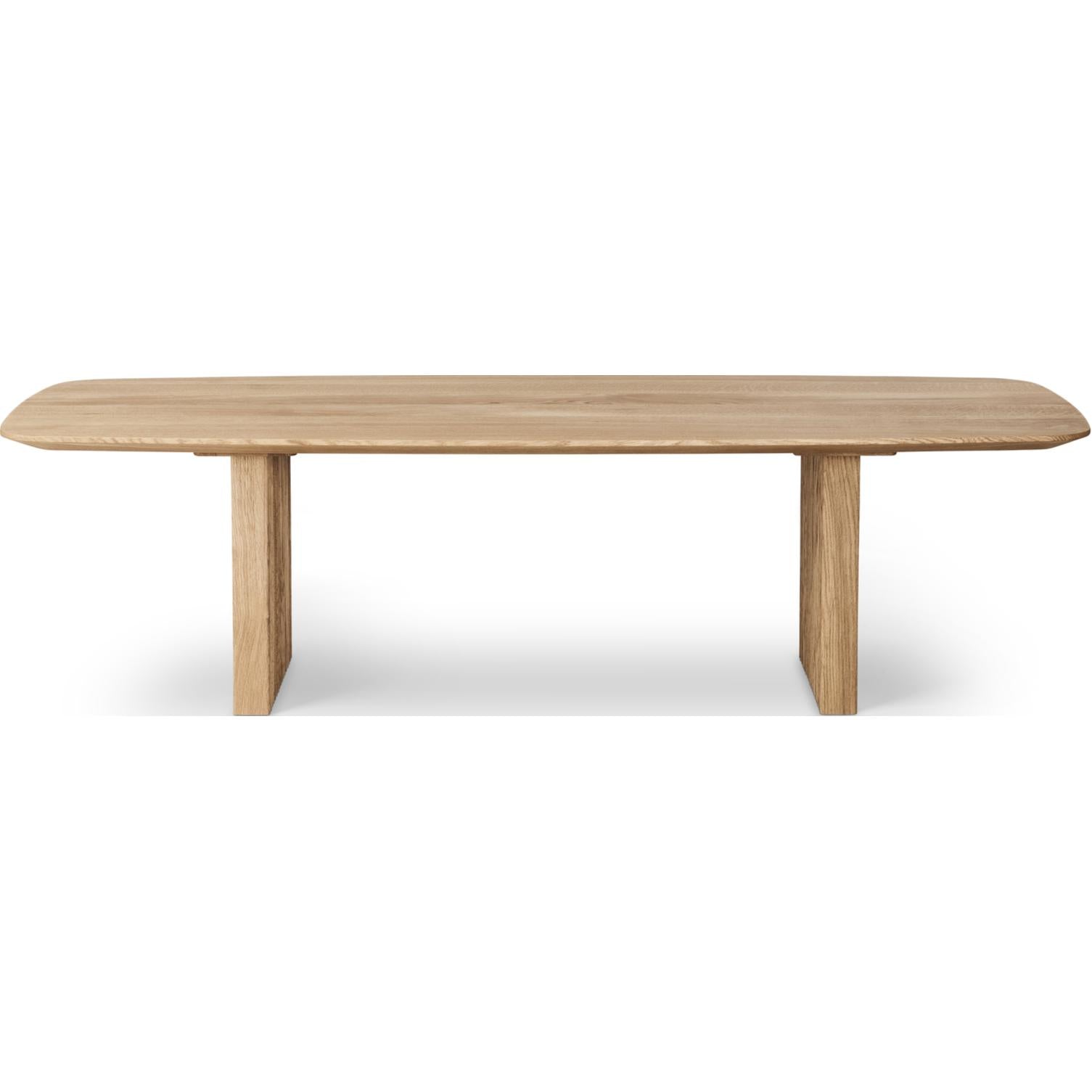 Dk3 Ten Side Table Oak Soaped, Lx H 150x40 Cm