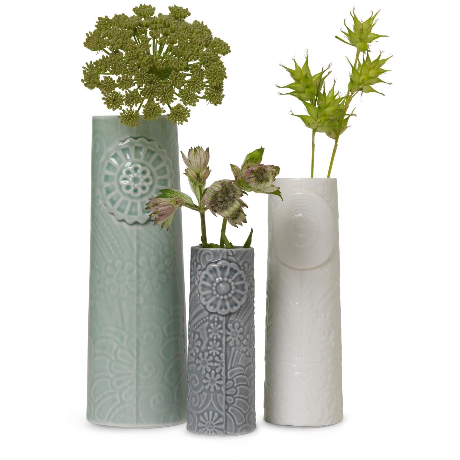 [product_category]-Dottir Pipanella Dot Vase Celadon, 16,4cm-Dottir-5712466005028-11127-DOT-2