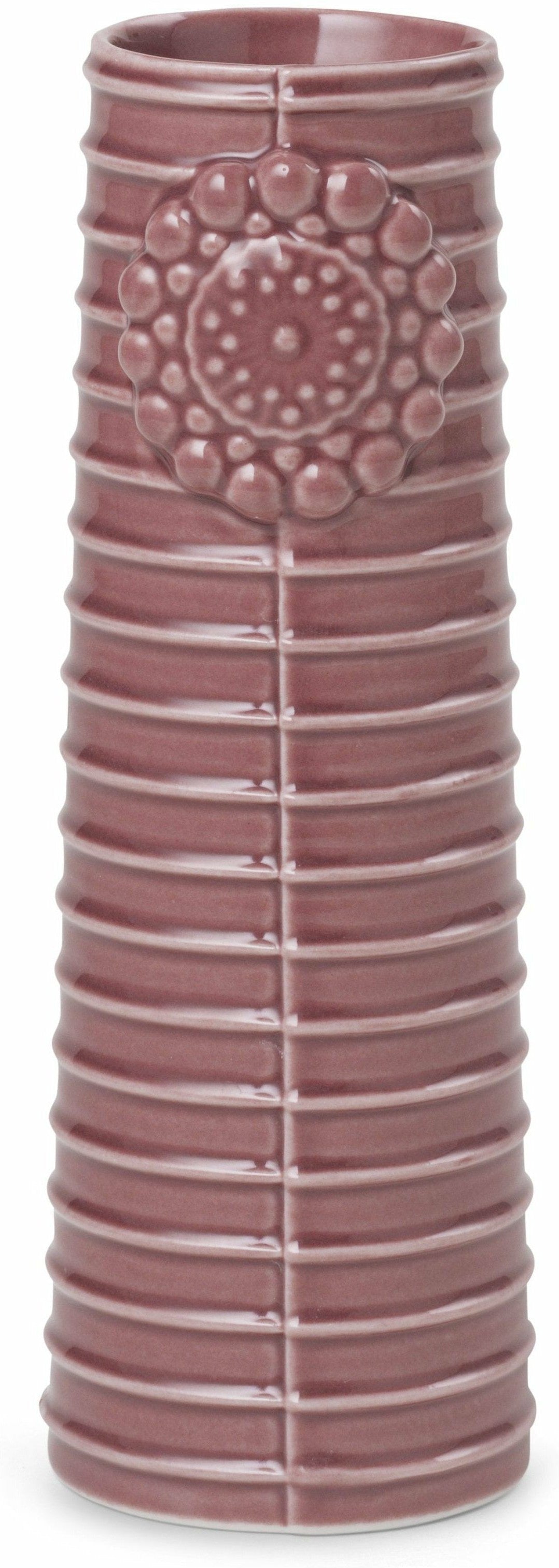 [product_category]-Dottir Pipanella Lines Vase Dusty Rose, 15,2cm-Dottir-5712466005400-11316-DOT-1