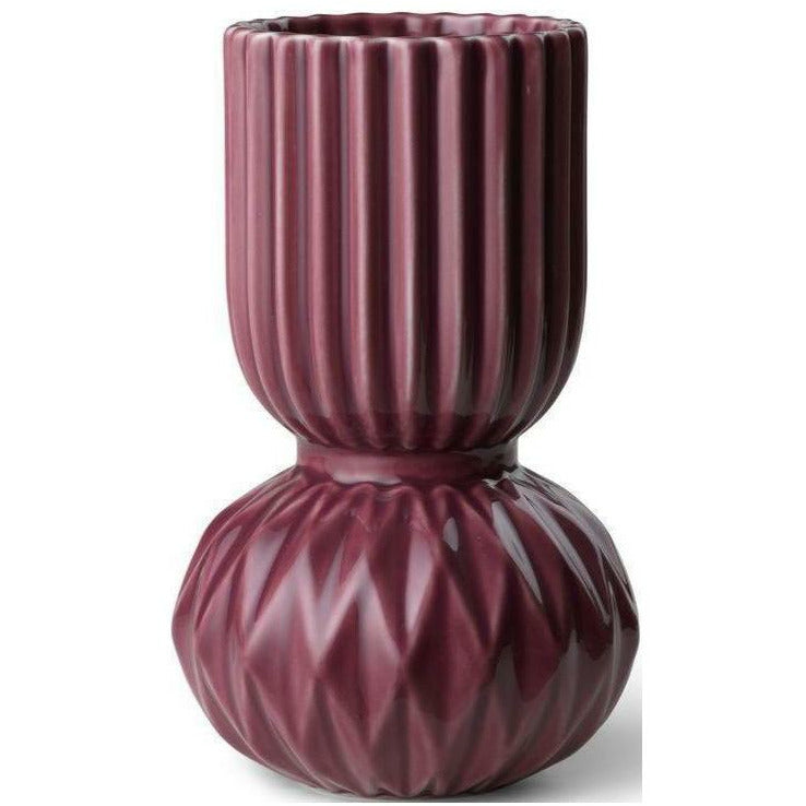 Dottir RuffleBell Vase, Aubergine