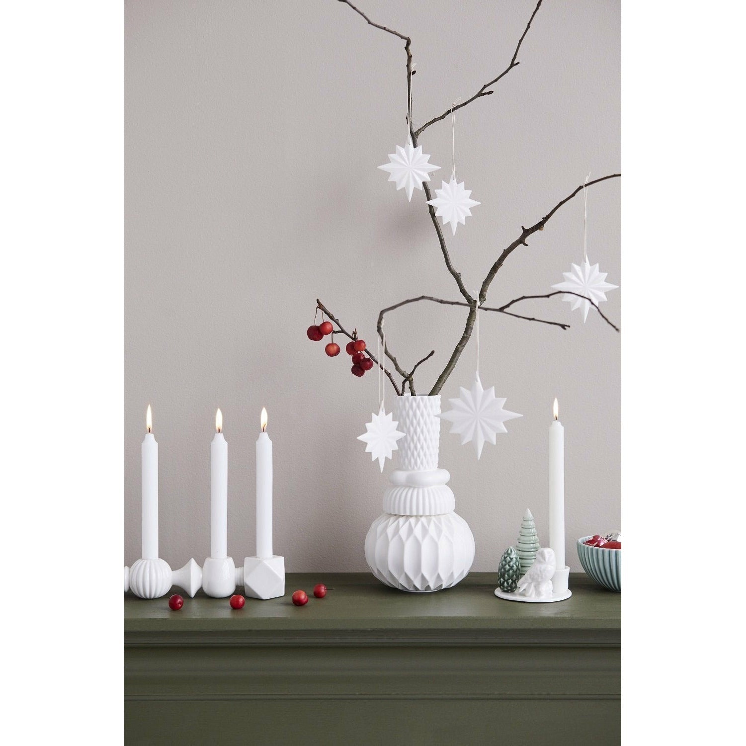 [product_category]-Dottir Samsurium Four Elements Candle Holder White, 30cm-Dottir-5712466004298-14111-DOT-6