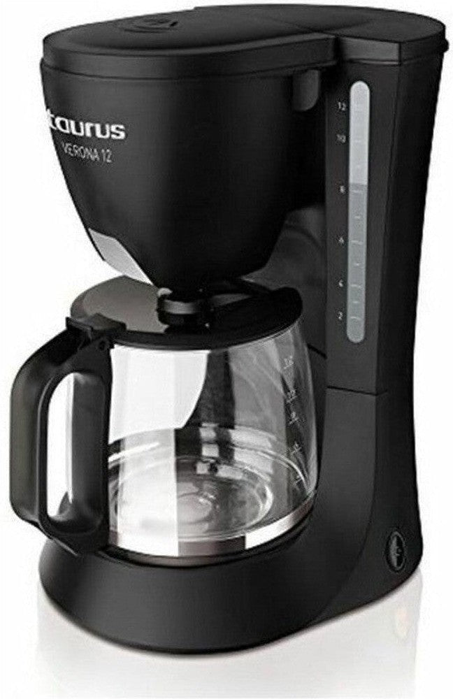 DRIP -koffiezetapparaat Taurus Verona 12 680W Zwart 1,2 l