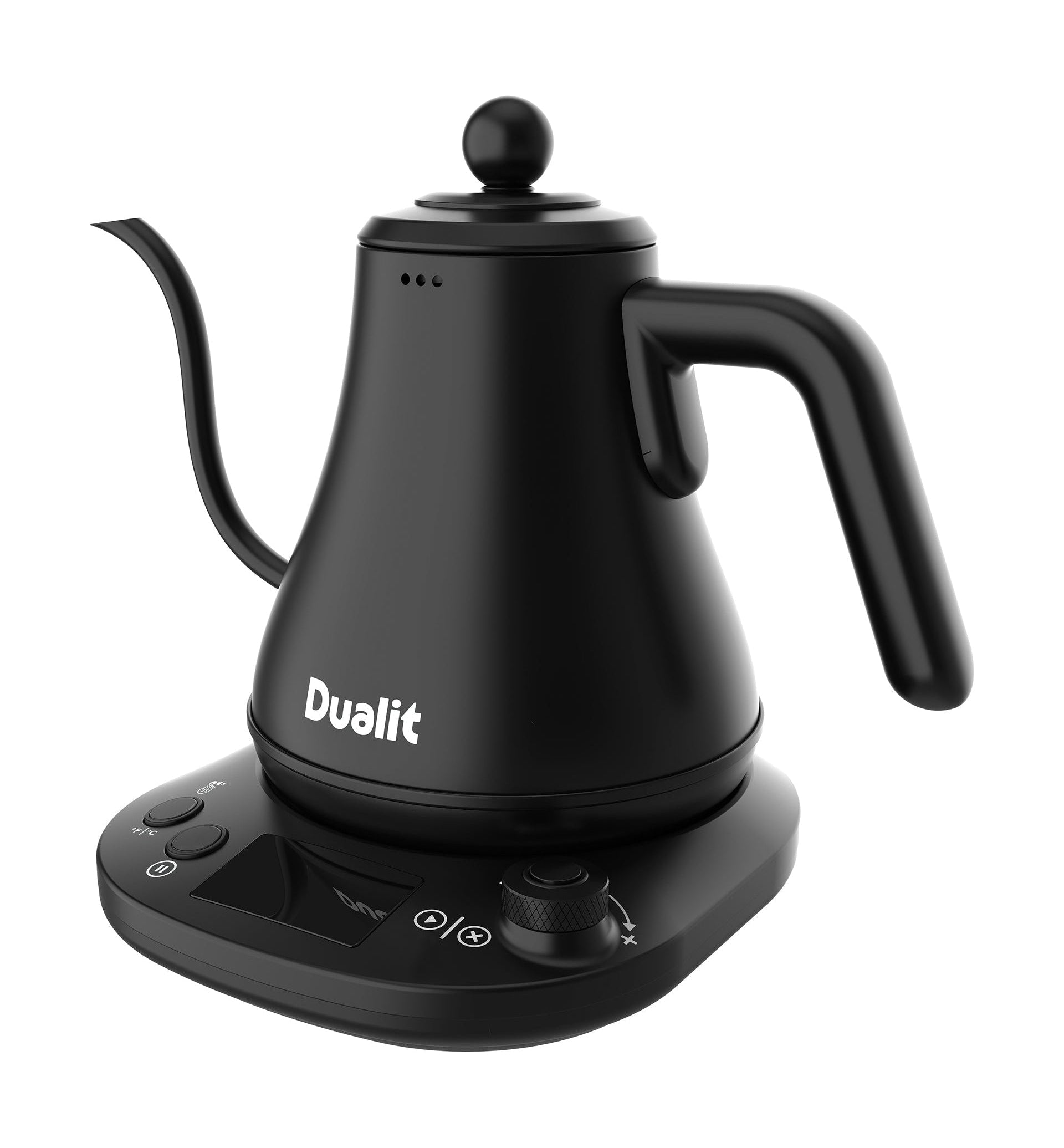 [product_category]-Dualit Pour Over Kettle 0,8 L, Stainless Steel/Black-Dualit-6197437296138-72961-DUA-1