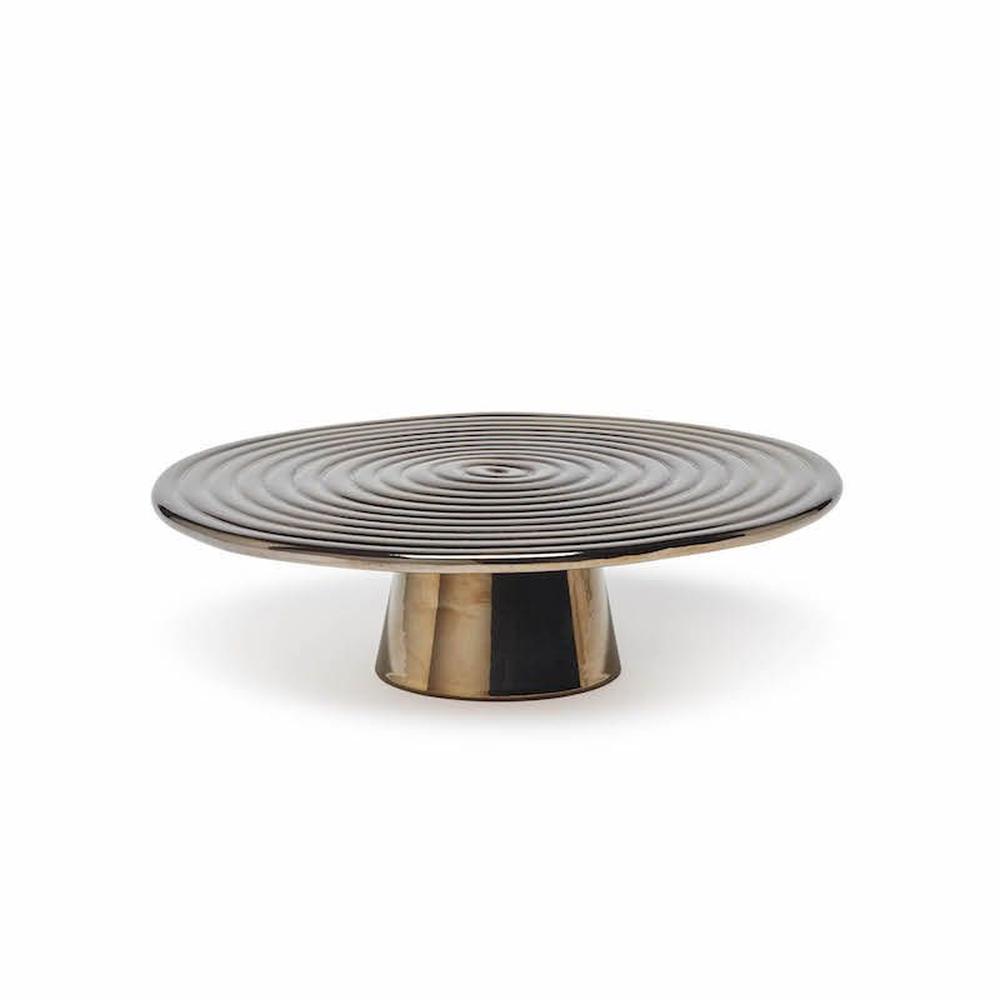 DutchDeluxes Cake Stand Ø 32 cm, Platinum