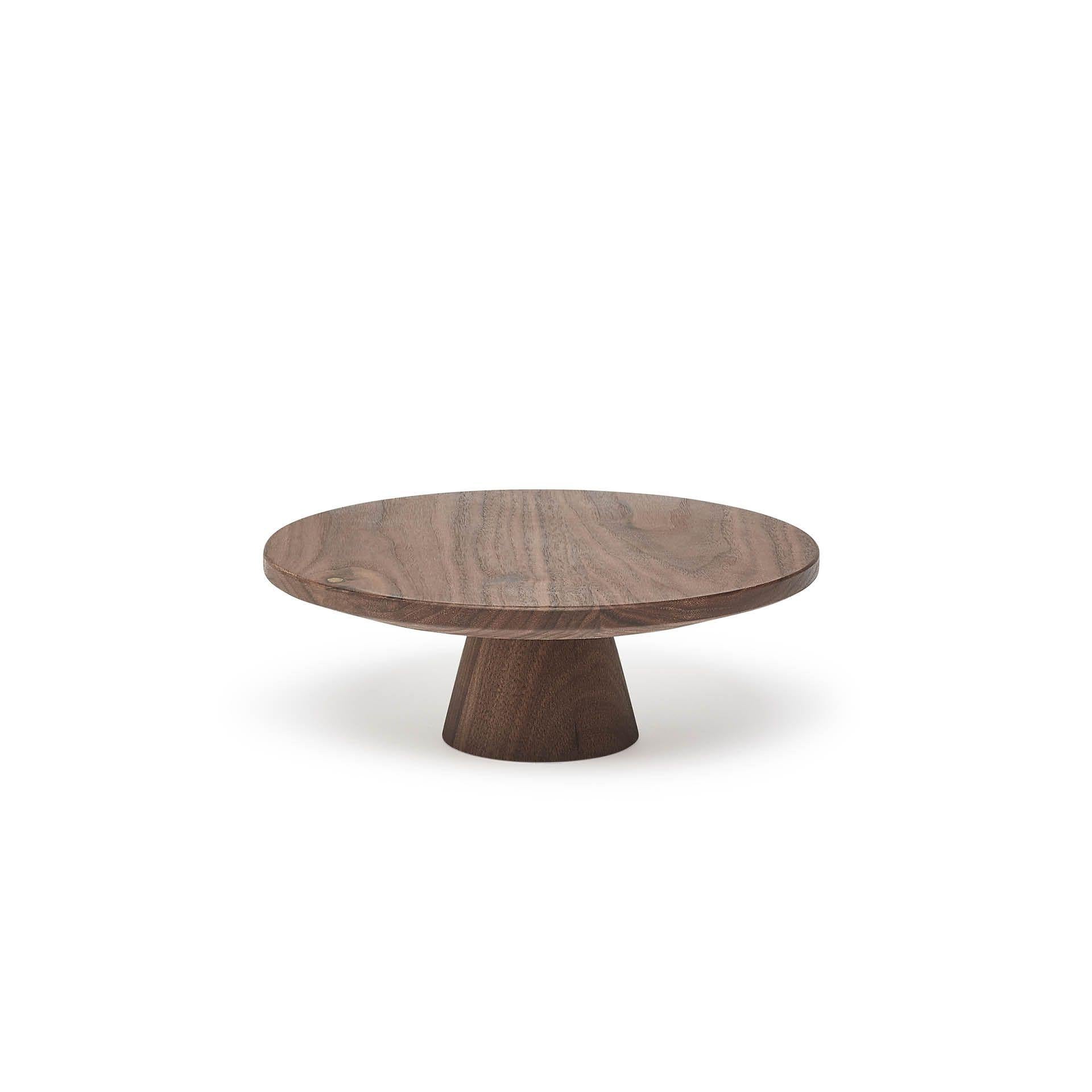 Dutchdeluxes Cake Stand Walnut, ø 20 Cm