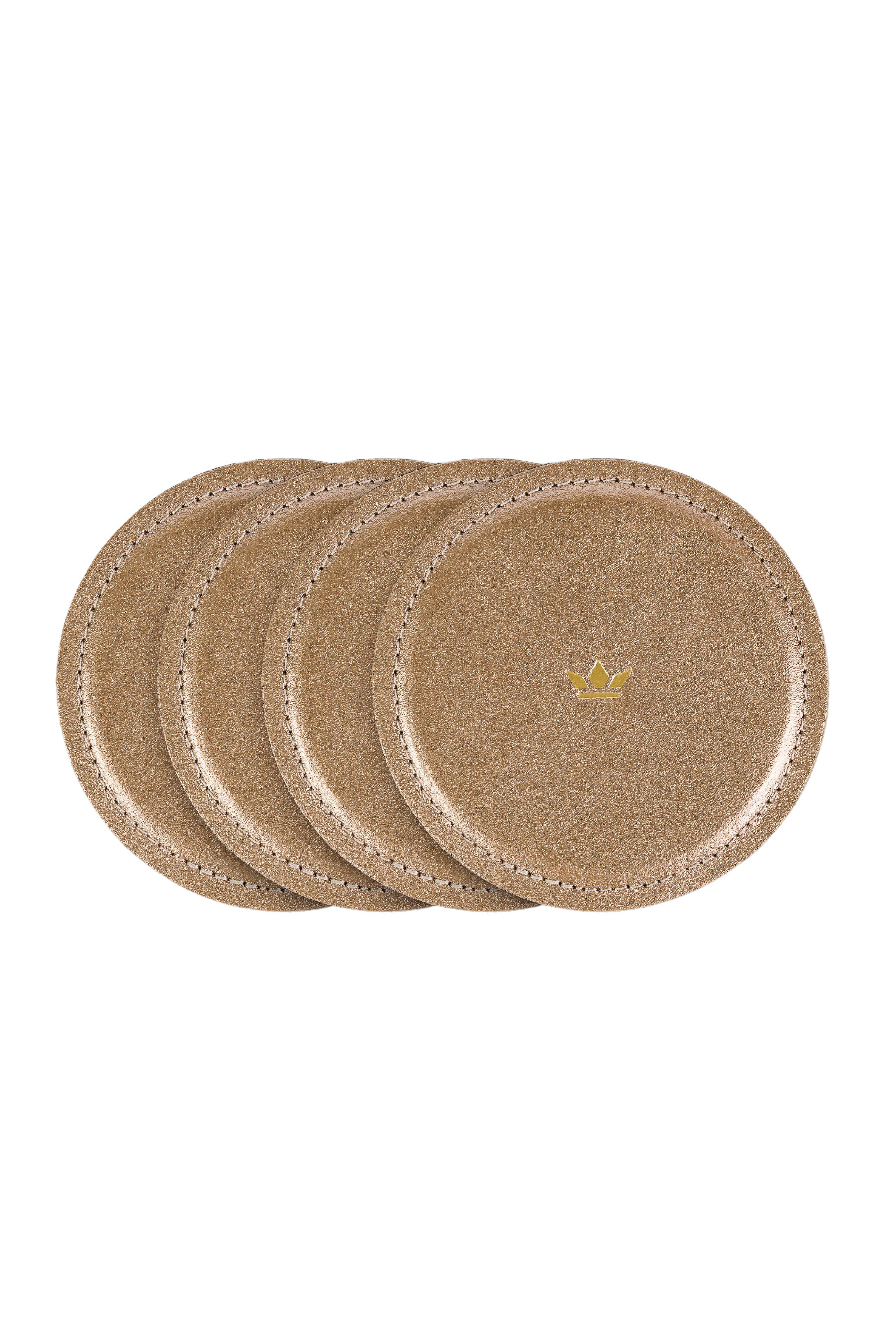 [product_category]-Dutchdeluxes Coasters 4 Pcs., Pearly Rosé-Dutchdeluxes-8718885439052-4P-CC-PR-DUT-1