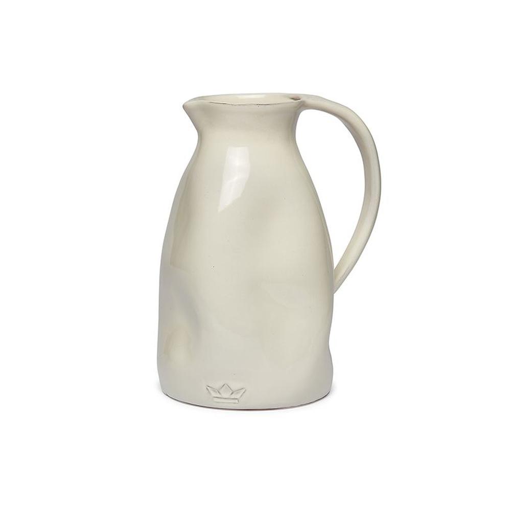 Dutchdeluxes Dent Carafe Ø 14 cm, weiß