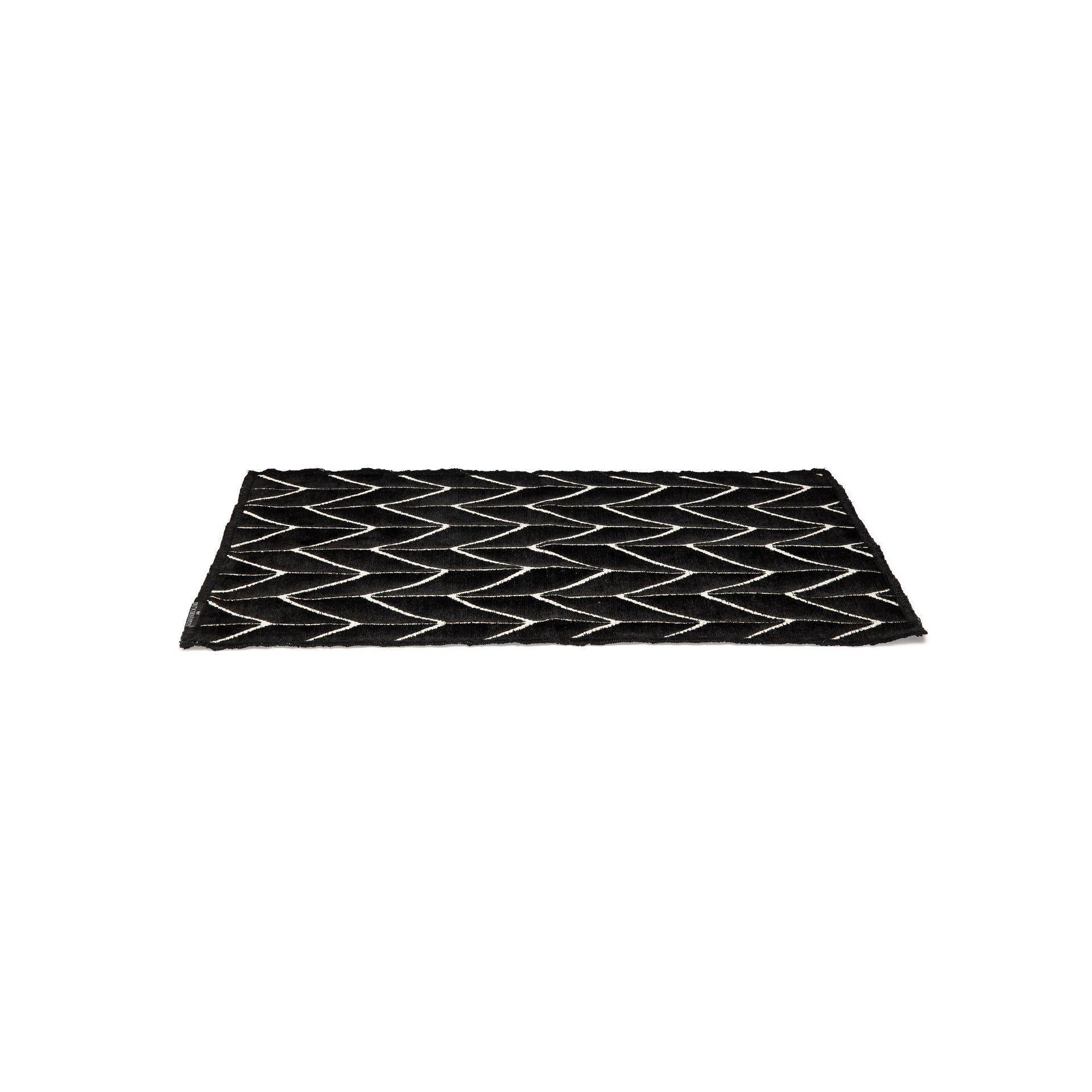 Dutchdeluxes Plawemat Set de 4 Black & White, Herringbone